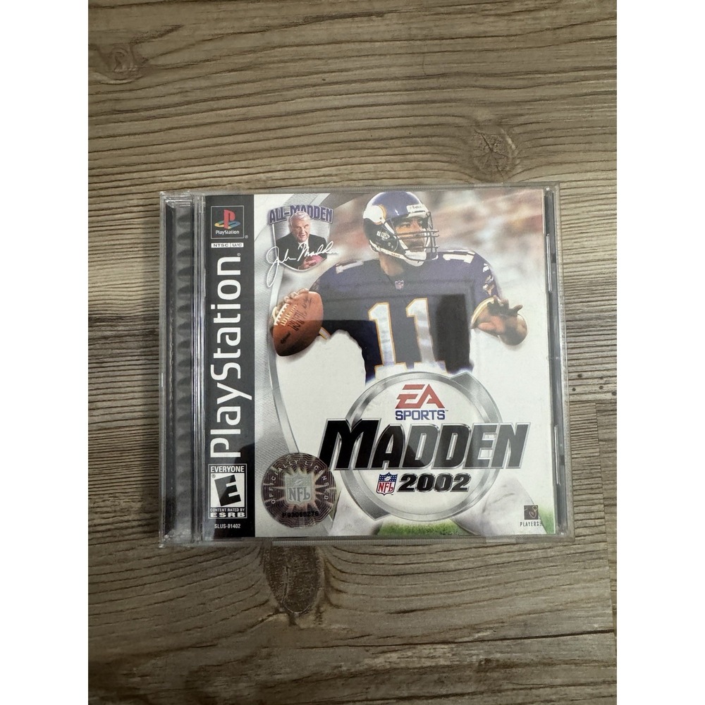 Madden NFL 2002 PS1 PlayStation 1 CIB Complete Tested Working EA Sports